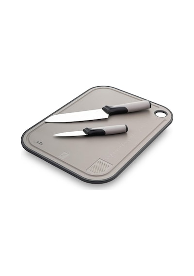 Jumbo Smart Grey Kesme Tahtası Ve 2'li Bıçak Seti Diğer