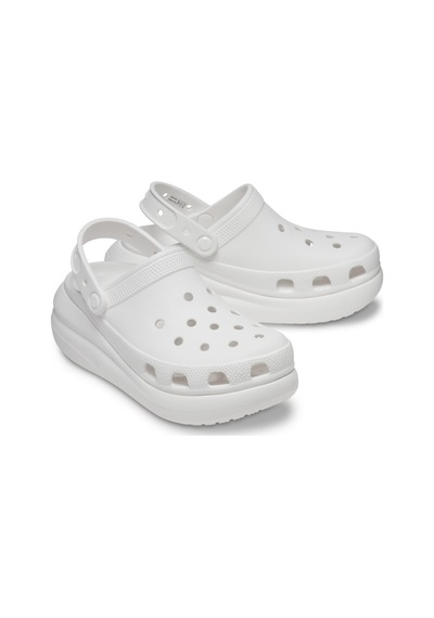 Crocs Classic Crush Clog Kadın Platform Terlik 207521-100 Beyaz