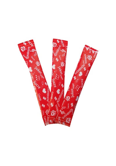 Merpak Ambalaj Stick Toz Şeker Kırmızı 2000 x 3 G
