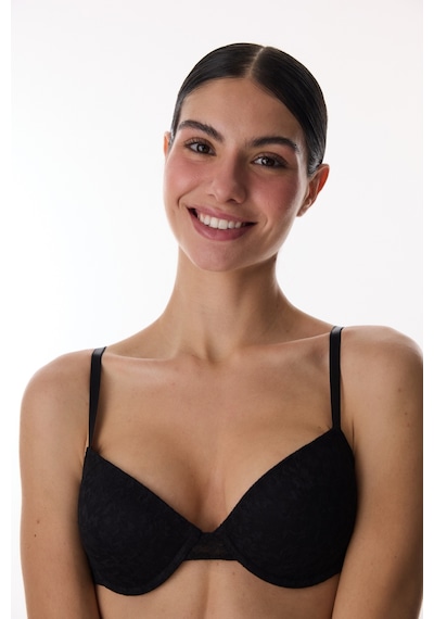 Penti Siyah Daylift Lace Dantel Balenli Sütyen