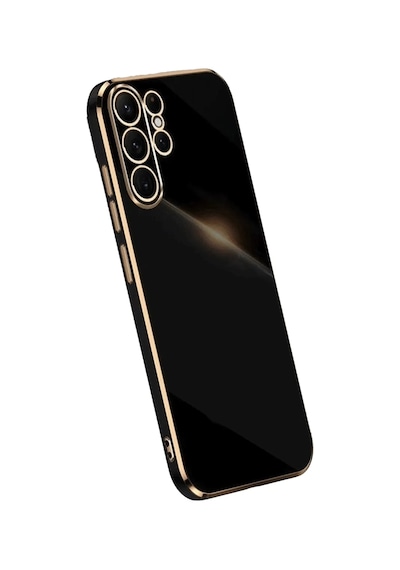 Newface - 122 -  Galaxy Uyumlu S24 Ultra Kılıf Volet Silikon - Edntrend - - Siyah Sıyah