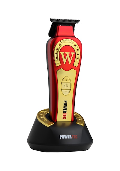 Powertec TR-2828 Tam Profesyonel 9.000rpm 8 Kademeli Sakal Ense Kesim-çizim Makinesi +yedek Dlc Bıçak Seti 3 - 4 Saat Kırmızı