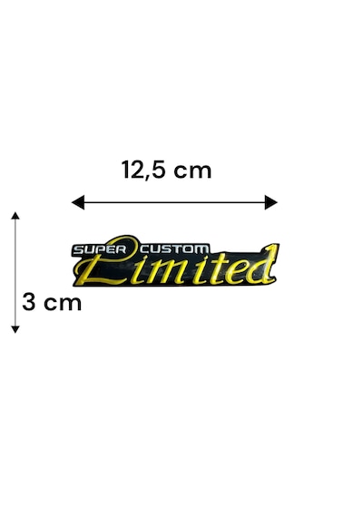 Limited Custom Sarı Küçük Arma