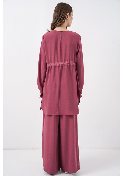 Bigdart Kadın Uzun Tunik Pantolon İkili Takım 6719 - Gülkurusu Bigdart Kadın Uzun Tunik Pantolon İkili Takım 6719 - Gülkurusu