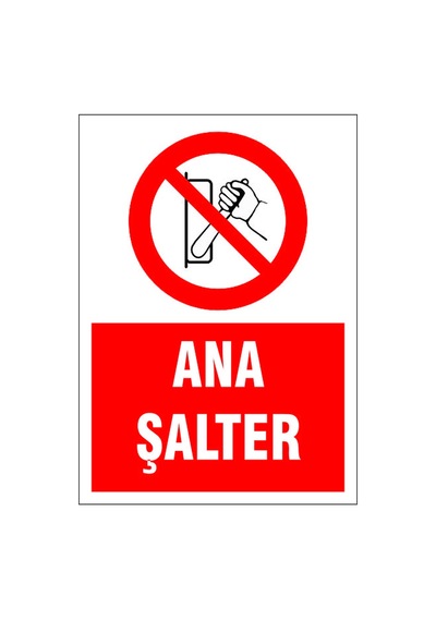 Ana Şalter, İsg Uyarı Levhası