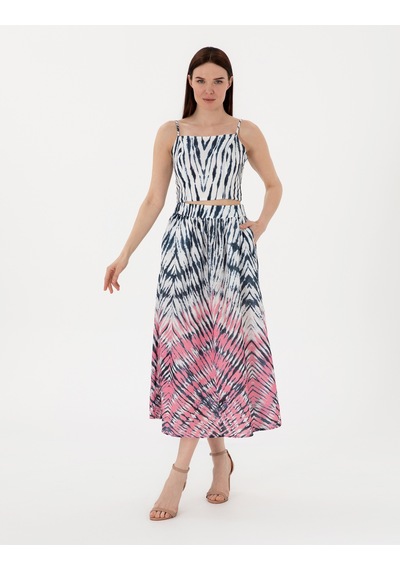 Pierre Cardin Kadın İndigo Etek Dokuma 50301212-vr028