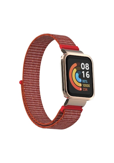Xiaomi Redmi Watch Mi Watch Lite Uyumlu Krd-61 Hasır Zore Kordon-no18