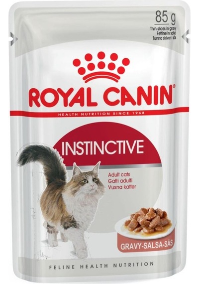 Royal Canin Instinctive Gravy Pouch Yetişkin Kedi Yaş Maması 10 x 85 G