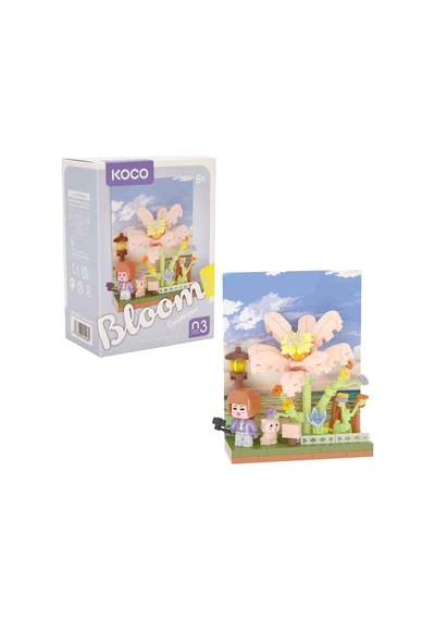 Bloom Boutique Stamen Scene Serisi Mini Bahçe Yapı Blokları Seti
