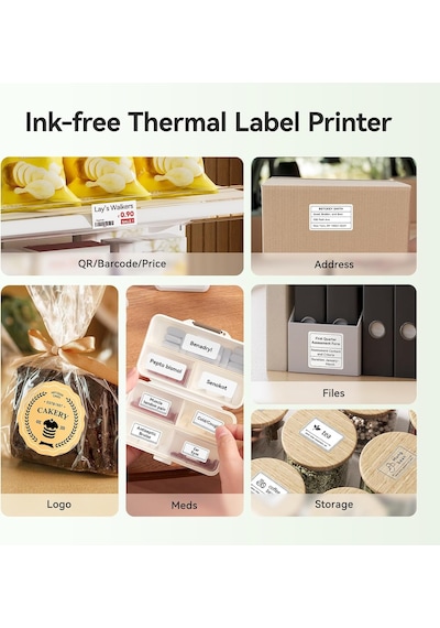 B21 Pro Etiket Yapıcı Makine, Termal Etiket Yazıcısı, Ev/ofis/iş İçin Taşınabilir Mürekkepsiz Etiket Yapıcı