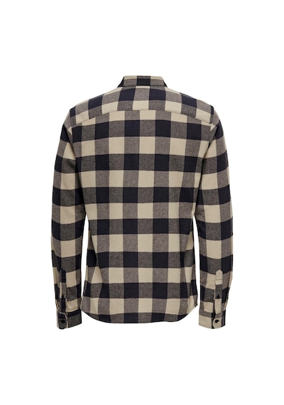 Only & Sons Onsgudmund Erkek Kareli Gömlek Lacivert 001