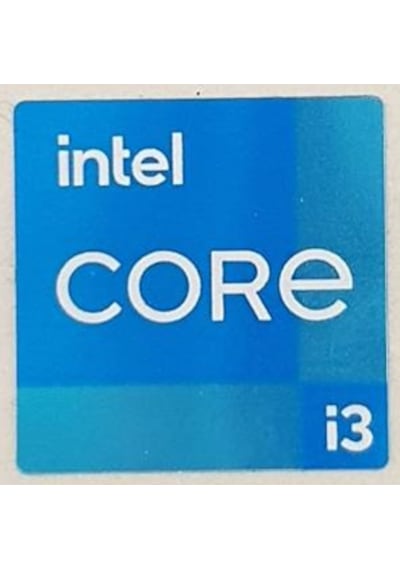 OEM intel CORE i3 11.ci ve 12.ci Nesil Sticker Etiket D80