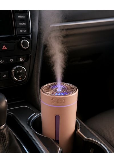 5 Esans Rgb Işıklı Şarjlı Hava Nemlendirici Aroma Difüzörü Çok Renkli