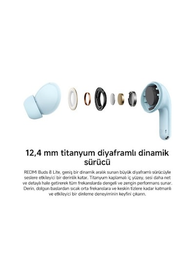 Mavi Renkli Tws Kulaklık - Anc Ve Bluetooth 5.4 Özellikli