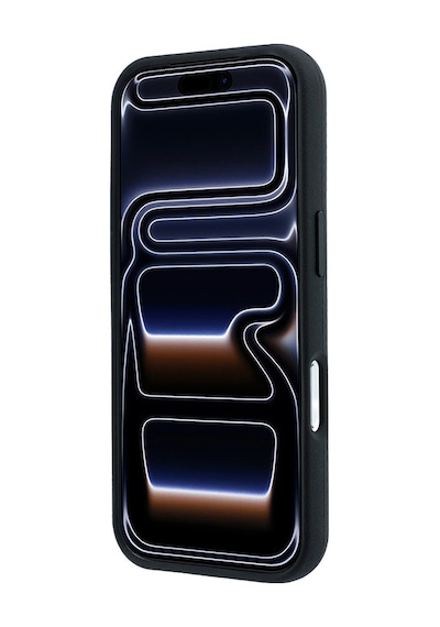 Apple iPhone Uyumlu 18 Pro Max Kılıf Bmw  Lisanslı M-safeli Metal Logolu Karbon Fiber Kevlar Kapak Siyah