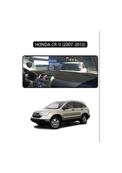 Honda Cr-v 2007-2012torpido Koruma Halısı Siyah Kenar