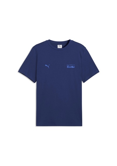 Puma Pl Essentials Erkek Mavi Günlük Stil T-shirt 63449519 Mavi