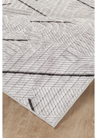 Villadia Home Textile Bambu Kaymaz Taban Dört Mevsim Yıkanabilir Kesme Yolluk Koridor Mutfak Salon Yatak Oturma Çocuk Odası Koridor Antre Vd5000gri Gri