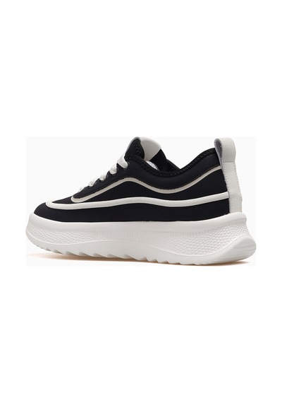 Guja 26y373 Kadın Bağcıklı Kalın Taban Sneaker Ayakkabı Siyah