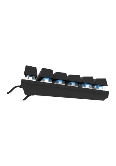 Hk410 Mekanik Switch 19 Mod Rgb Kablolu Siyah Tkl Türkçe Gaming Klavye Mavi Switch