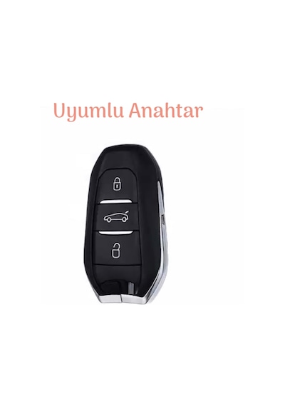 Citroen Uyumlu C4 C5 C3 AİRCROSS TPU ANAHTAR KILIFI KIRMIZI