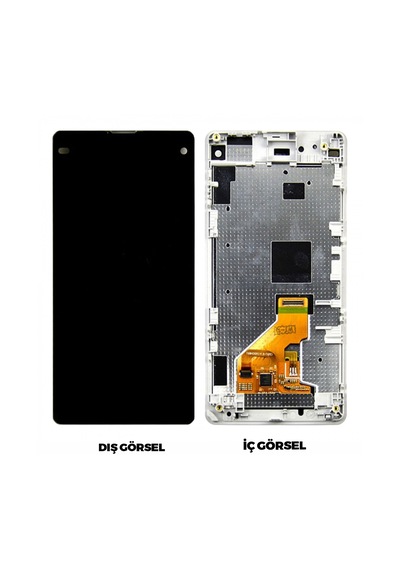 Teknonet Sony Xperia Z1 Mini Uyumlu Lcd+dokunmatik+çıtalı - Sarı