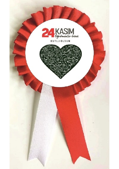 23 Nisan Ulusal Eğemenlik Ve Çocuk Bayramı Saten Kokart 10 Adet