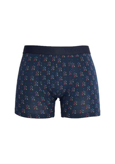 Tudors Erkek 10'lu Likralı Pamuklu Esnek Kumaş Premium Seri Boxer-42275 Çok Renkli