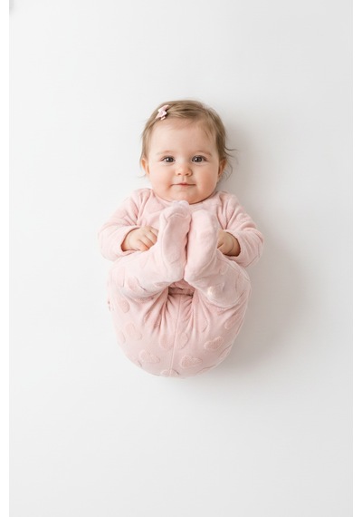 Tiffany Baby & Kids Puffy Cloudy Tasarımlı Patikli 2li Takım Toz Pembe