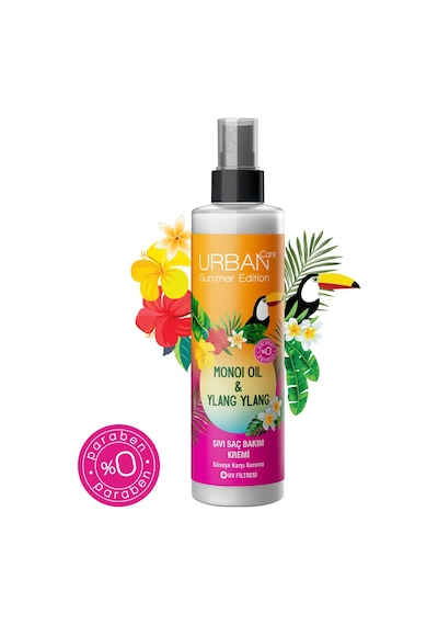Urban Care Monoi Oil&Ylang Ylang Yağı İçeren Güneş Sonrası Koruyucu Sıvı Saç Bakım Kremi 200 ML