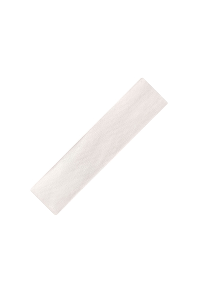 Saç Bandı Pamuk Kadın Bandana Spor Kafa Bandı Headband Krem