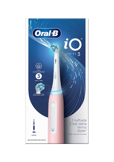 Oral-B İO Series 3 Şarjlı Diş Fırçası Pembe