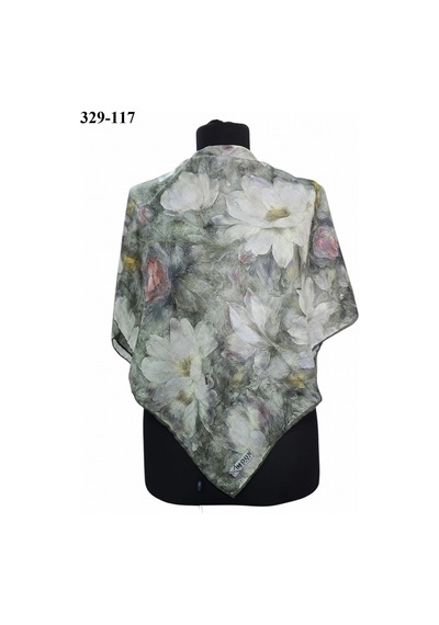 Moonscarfs Moonscarf Soft Pamuk Eşarp Yeşil 329-117 Çok Renkli
