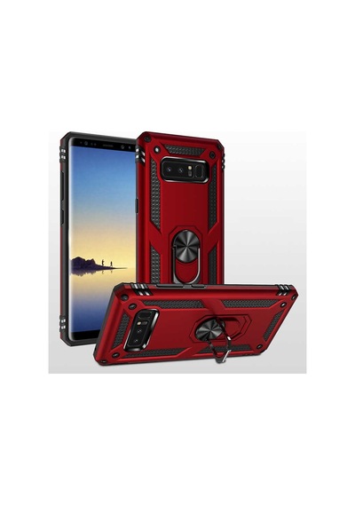 Galaxy Note 8 Kilif Zore Vega Yüzüklü Standli Zirh Kilif 556717743