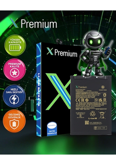 Xpremium Xiaomi Mi 13 Lite Bp4e Batarya 4500 Mah Süper Yüksek Kapasiteli Güçlendirilmiş Pil