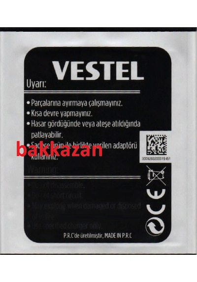 Vestel Uyumlu Venus 5010 Batarya Pil