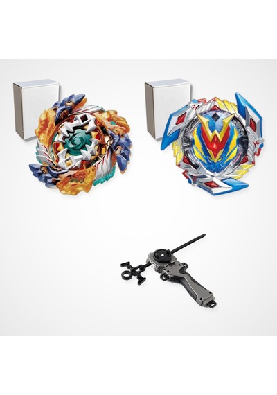 Beyblade Burst Set 2 Beyblade 1 Fırlatıcı - B-122 Geist Fafnir, B-104 Booster Winning