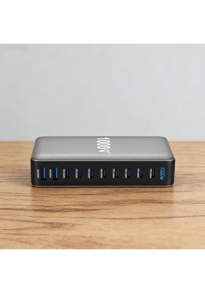 Go Des Gd-b961 Gan Teknolojili 10 Portlu Masaüstü Şarj İstasyonu 1000w Şarj Adaptörü