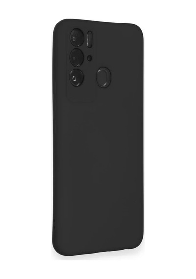 Tecno Pova Neo Kılıf Nano İçi Kadife Silikon - Siyah