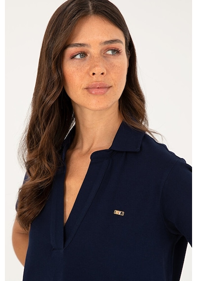 U.S. Polo Assn. Kadın Basic Tişört 50285853-vr033 Lacivert