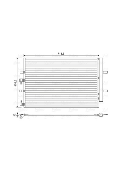 VALEO 822590 Kondenser Ford Transit/Tourneo Custom