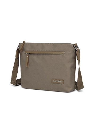 Smart Bags Twill Dimi Kumaş Postacı Kadın Çantası 3330 Kahve