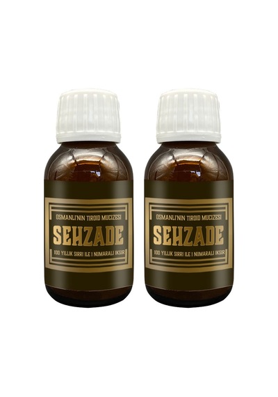 Şehzade Iksiri Şurubu 2 Adet Osmanlı Geleneğinden Bitki Extratlı Şurup 50 Ml