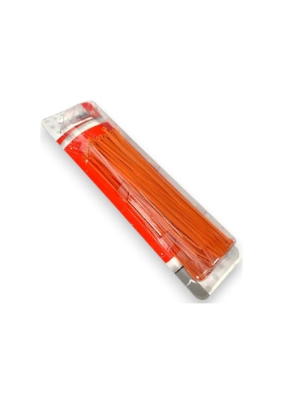 Tek-iş Turuncu Plastik Kablo Bağı 200mm X 2.5mm 100 Adet Cırt Kelepçe Seti Kablo Toplama Ve Sabitleme Çözümü