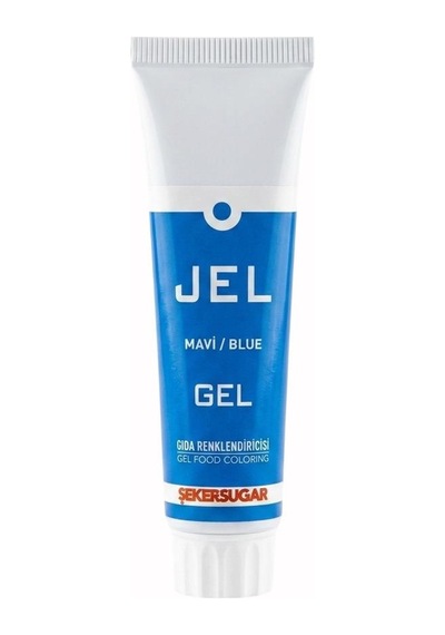Şeker & Sugar Mavi Jel Gıda Boyası Renklendiricisi 100 G