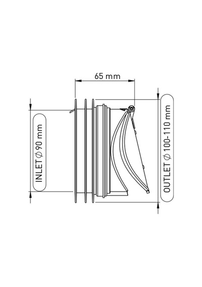 Iz-yapı Çelik Telli Körüklü Kada Çekvalfli Körüklü Kada Kemirgen Önleyici Bar 100-110 Mm Diğer