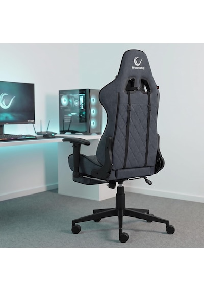 Myth Pro Kl-r29 Üst Seviye Terletmez Kumaş Gri Gaming Oyuncu Koltuğu Çok Renkli