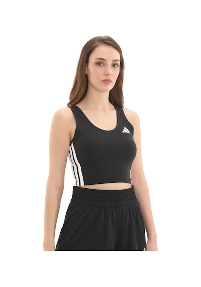 Jf8915-k Adidas We 3s Crop Tank Kadın Büstiyer Siyah Jf8915-k Siyah