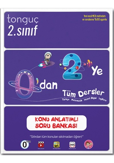 Tonguç Yayınları 0'dan 2'ye Konu Anlatımlı Soru Bankası