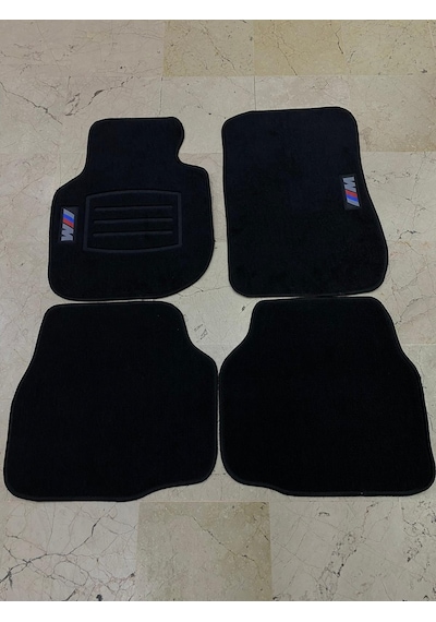 Bmw E34 E39 E60 F10 G30 M Logolu Siyah Halı Paspas Takımı